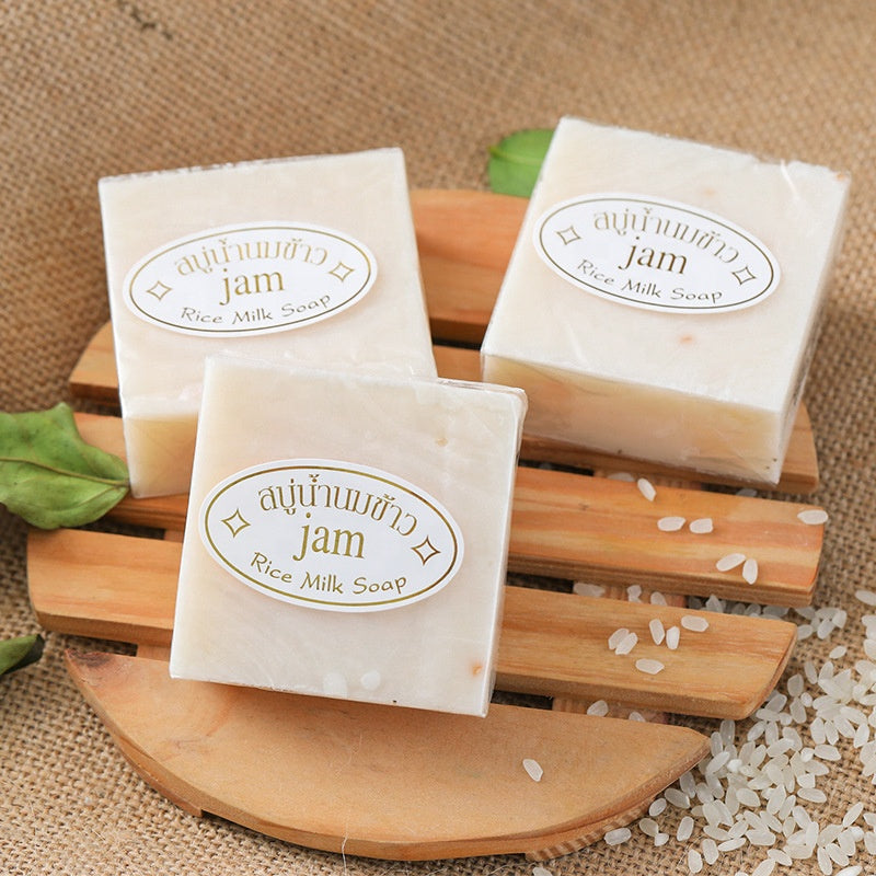 SAVON JAM AU LAIT DE RIZ ✨ 💥 OFFRE SPÉCIALE : 1 acheté = 1 gratuit ! 💥 STOCK TRÈS LIMITÉ.