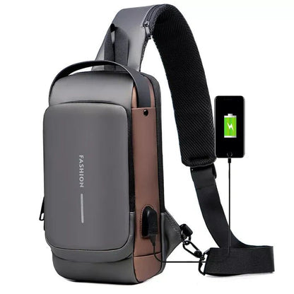 Sac à bandoulière avec port de charge USB